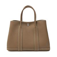 HERMÈS 爱马仕 经典GARDEN PARTY 30系列 男女同款手提包 U刻 H051568CK18
