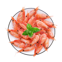 豪鲜品 北极虾北极熊甜虾熟冻刺身海鲜头腹水产籽速冻即食冰虾4斤