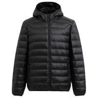 SNOWFLYING 雪中飞 男式轻薄休闲羽绒服秋冬户外保暖轻便外套通勤短款连帽羽绒服男