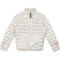 ASICS 亚瑟士 女子羽绒服棉服时尚百搭保暖量羽绒夹克外套 珠光白色 L