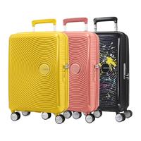 美旅拉杆箱 新秀丽旗下品牌CURIO系列行李箱 飞机轮登机箱旅行箱AO8 樱红色 20英寸