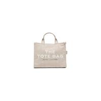 马克·雅克布MARC JACOBS TOTE MJ 中号纯色通勤百搭帆布包手提包斜挎包托特包（蓝灰色）