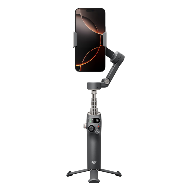 有券的上：大疆 Osmo Mobile 8 标准套装 手机稳定器手持云台OM8 360度跟拍防抖自拍杆直播vlog神器