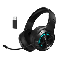 漫步者 G30S雷霆版 2.4G无线蓝牙 黑色 游戏耳机+耳机支架+鼠标垫