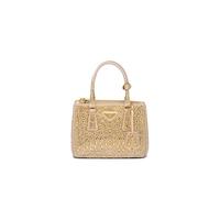 PRADA 普拉达 Galleria系列 女士手提包 1BA906_2AWL_F0522_V_EOY 铂金色 迷你