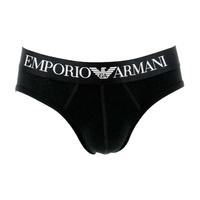 安普里奥·阿玛尼(Emporio Armani)mani EA 阿玛尼 三角内裤男士内裤11送礼男女朋友礼物情人节 (小logo)黑色 S