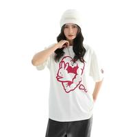 PSYCHO MONKEY PCMY 爱心兔子印花情侣T恤