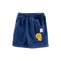 欢喜小熊婴儿夏季短裤休闲裤男童夏款纯棉薄款运动裤宝宝洋气时髦夏装裤子 缤纷乐园 100(建议2-3岁.身高90-100cm)