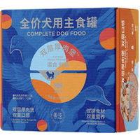 蓝氏 LEGENDSANDY蓝氏狗罐头狗湿粮主食罐乳鸽鸭肉双层厚肉混合口味170g*4罐*1盒