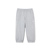 TOREAD 探路者 旗舰 儿童七分裤子男中大童装夏季款休闲运动棉潮短裤 浅花灰 130