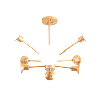 松下(Panasonic)吊灯客厅灯北欧后现代魔豆分子灯餐厅卧室灯简约餐厅灯饰全屋 舞逸8头-轻奢简约(自购光源)