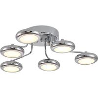 雷士 NVC Lighting北欧轻奢智能吊灯舒适光客厅大灯餐厅灯卧室灯灯具灯饰全屋套餐 卡曼 50WLED 6头高显吊灯