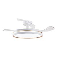 雷士 NVC Lighting照明 雷士 NVC Lighting风扇灯餐厅吊扇灯隐形扇叶电风扇灯现代简约欧式卧室客厅灯 夏风黑60瓦丨米家智控丨记忆功能