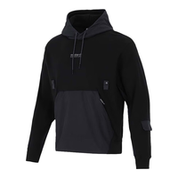 阿迪达斯 （adidas）卫衣男装春秋款三叶草运动服针织连帽上衣套头衫HC0363 HC0364黑色 XS