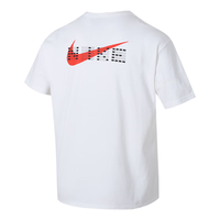 耐克(NIKE)男装女装 情侣夏季印花舒适透气运动服答题卡全对高考满分短袖T恤 FJ7725-010/黑色 男女同款 S(165/84A)