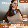 BeLLE 百丽 女士单肩包 HOBO斜挎托特包 X7199AX5