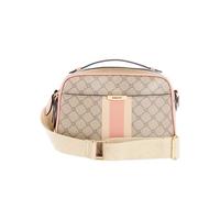 NINE WEST 玖熙 包包女包包新款2023轻奢单肩斜挎包七夕情人节生日礼物送女友老婆 杏色/粉色cm 情人节520生日礼物送女友老婆