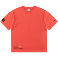 Champion2023夏季全棉刺绣小c LOGO胶印趣味字母图案T恤女