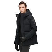 BOSIDENG 波司登 男高端户外系列蓄热锁温宽松版型裁剪有型羽绒服B10142237 黑藏青5295 175/92A