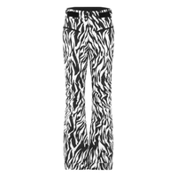 波司登羽绒裤女冬季户外滑雪系列保暖双板滑雪鹅绒裤子B10142132 黑白斑马纹9A81 170/68A