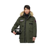 BOSIDENG 波司登 时尚羽绒服极寒系列冬季鹅绒服B10142309 浅军绿4135 170/88A