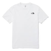 北面 中性短袖T恤 白色 NT7UP47B-WHT