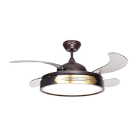 永怡御风 新中式餐厅风扇灯 44寸/6档变频/48w三色调光