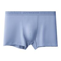 七匹狼 男士内裤男纯棉四角裤新款男生弹力棉高档石墨烯抗菌平角裤