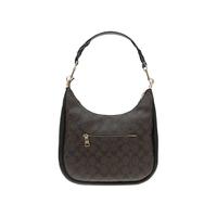 蔻驰COACH奢侈品女士中号半月包单肩手提包深棕色PVC配皮 C9189IMAA8
