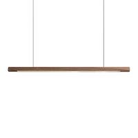 PTLIFE平田 A款黑胡桃木80cm 1个光源 LED长条吊灯