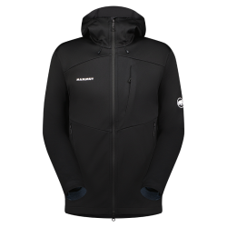 MAMMUT Ultimate Vii So Hooded 男子运动夹克 1011-01780 黑色 XXL