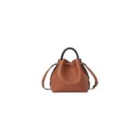 Chloé 蔻依 MARCIE系列 女士牛皮革单肩包 CHC23AS606I3125M 棕黄色 小号