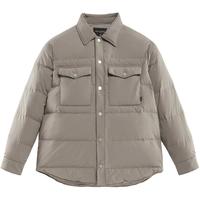 男装冬季羽绒服轻薄夹克外套常规开衫拉链男式羽绒服