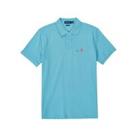 RALPH LAUREN 拉夫劳伦 韩国直邮[POLO] POLO 柔软的棉 短袖 领子T恤 修身版型(Aquasian)