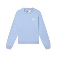 斐乐（FILA） 女子套头卫衣时尚休闲简约圆领针织刺绣上衣 星辰紫-VT 175/92A/XL