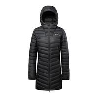 哥伦比亚 羽绒服女秋冬防风保暖中长款外套650蓬WR7932 010 L