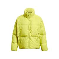 安德玛UNDERARMOUR)秋冬ColdGear Infrared女子短款训练运动鸭绒羽绒服1378858 黄色743 S