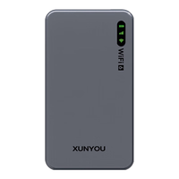 迅优随身wifi免插卡4g移动wifi无线wifi网卡便携式路由器通用流量 增强版wifi提速300%+充电仓