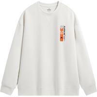 XTEP特步门店同款卫衣男子20篮球套头衫运动上衣977429920401 棉花白 XL