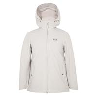 Jack Wolfskin狼爪冲锋衣女秋冬户外防风中长款运动软壳夹克外套5321141 5321141-6260/尘灰色/偏小一码 2XL 170/100A