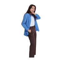 UNIQLO 优衣库 女装 弹力九分裤直筒西裤商务职业通勤 裤子 460310