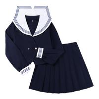 水木琉璃原创青梅jk制服裙日系水手服长短袖校供班服学院风女