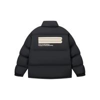 BONELESS 基础款logo印花羽绒服90白鸭绒高街冬季外套保暖面包服男