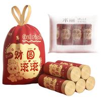 木丽 大卷抽绳垃圾袋100只加大加厚手提背心卧室厨房大号塑料袋子