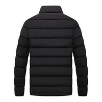 回力棉服男秋冬立领轻薄短款上衣男士休闲时尚保暖外套男 XL/170-175(115-130斤)