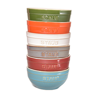 珐宝(staub)陶瓷饭碗套装多用碗家用汤面碗彩虹碗6件套12cm 40505-360