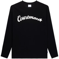 COURTMAN 野球帝 星标印花长袖t恤 CB31MF09121004