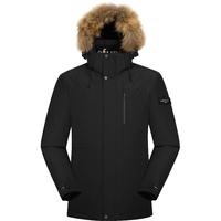 LAFUMA乐飞叶羽绒服男 户外防泼水650蓬鹅绒派克外套 LMJU3DH05 黑色BK 170/92A(46)