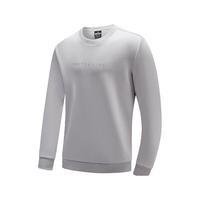 XTEP特步【门店同款】加绒卫衣男圆领套头男生上衣977429920383 天际灰 S