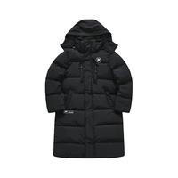 FILA 斐乐 FUSION斐乐潮牌长款羽绒服男时尚休闲连帽外套